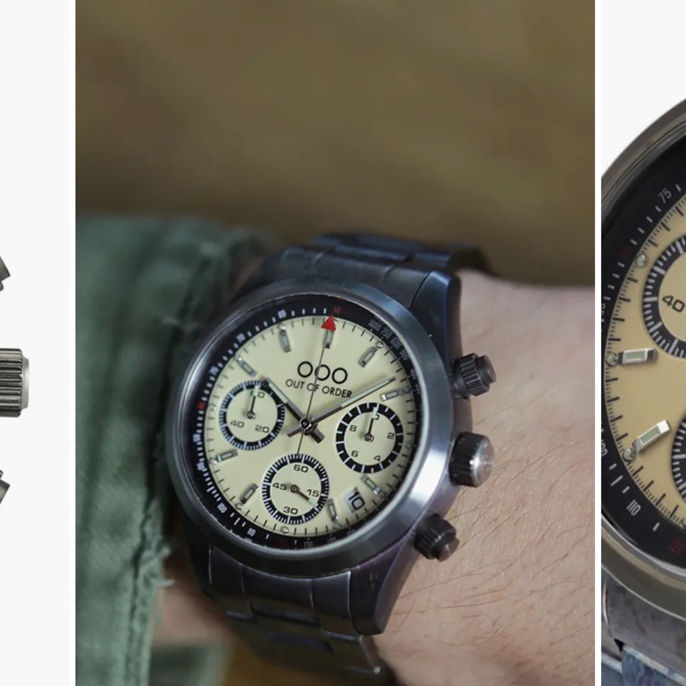 Out of Order Sporty Cronografo Chronograph Bracelet Watch, 40mm - Picture 2 of 9